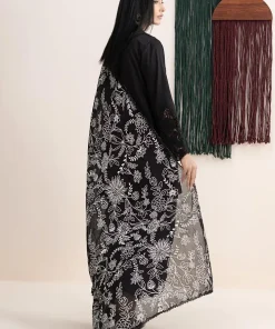 3Pcs Luxury Pret Black Embroidered Lawn Suit Mbdw-Ea2663Bk 14 Dw Ea2639 Blacka Imanistudio.com