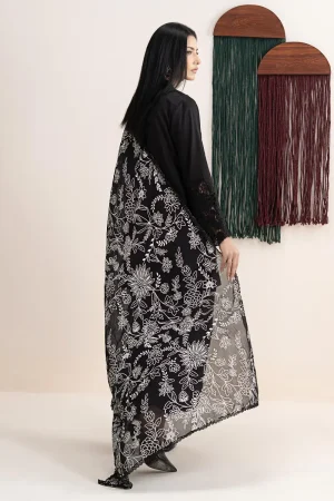 3Pcs Luxury Pret Black Embroidered Lawn Suit Mbdw-Ea2663Bk 14 Dw Ea2639 Blacka Imanistudio.com