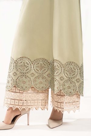2Pcs Luxury Pret Olive Green Embroidered Lawn Suit Mbdw-Ef26106Og 9 Dw Ef26127Olivec Imanistudio.com