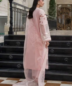 Maria.b Luxury Pret Pink Printed &Amp; Embroidered Lawn Suit Mbels-Ef2602Pp 16 Els2602 Pinkb Imanistudio.com
