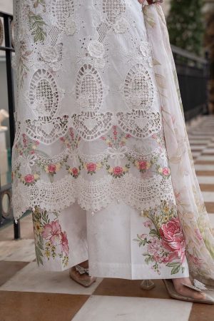 Maria.b Luxury Pret Off-White Printed &Amp; Embroidered Lawn Suit Mbels-Ef2603Wo 11 Els2603 Whitea Imanistudio.com