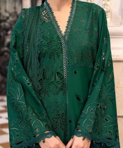Maria.b Luxury Pret Emerald Green Printed &Amp; Embroidered Lawn Suit Mbels-Ef2604Ef 14 Maria.b Luxury Pret Emerald Green Printed &Amp; Embroidered Lawn Suit Mbels-Ef2604Ef