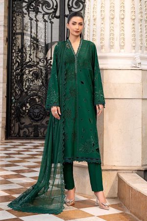Maria.b Luxury Pret Emerald Green Printed &Amp; Embroidered Lawn Suit Mbels-Ef2604Ef 11 Els2604 Greeng Imanistudio.com