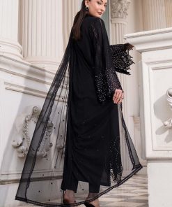 Maria.b Luxury Pret Black Printed &Amp; Embroidered Lawn Suit Mbels-Ef2610Bb 10 Els2610 Blacka Imanistudio.com
