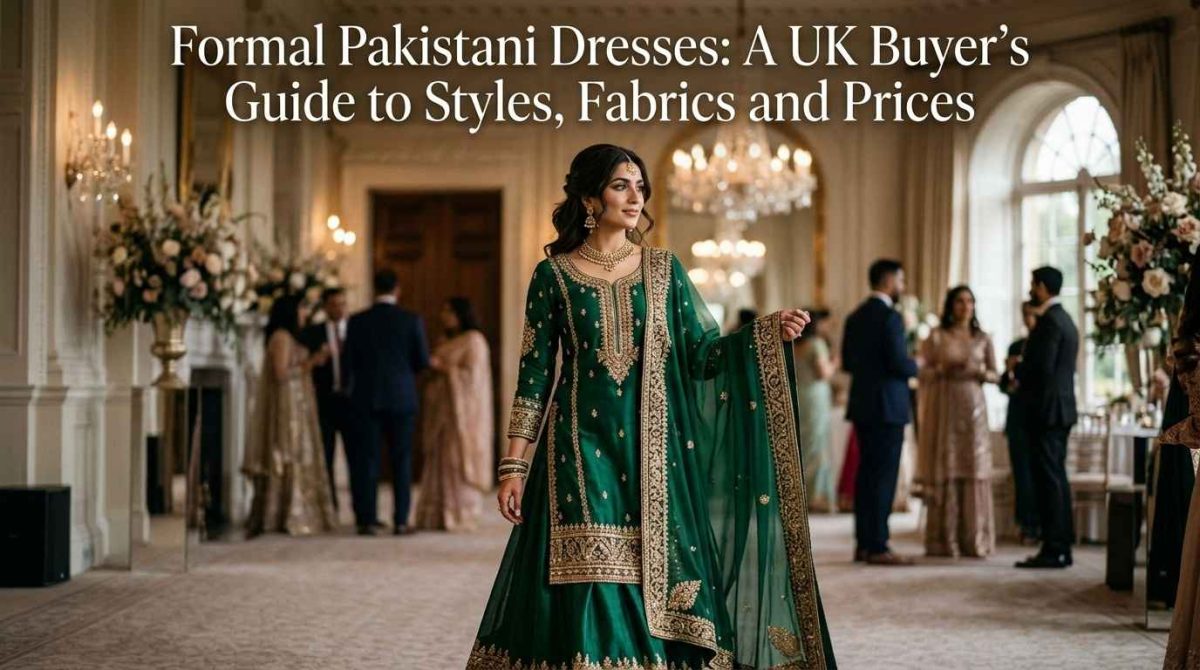 Formal Pakistani Dresses: A Uk Buyer'S Guide To Styles, Fabrics And Prices 1 Pakistani Formal Dress