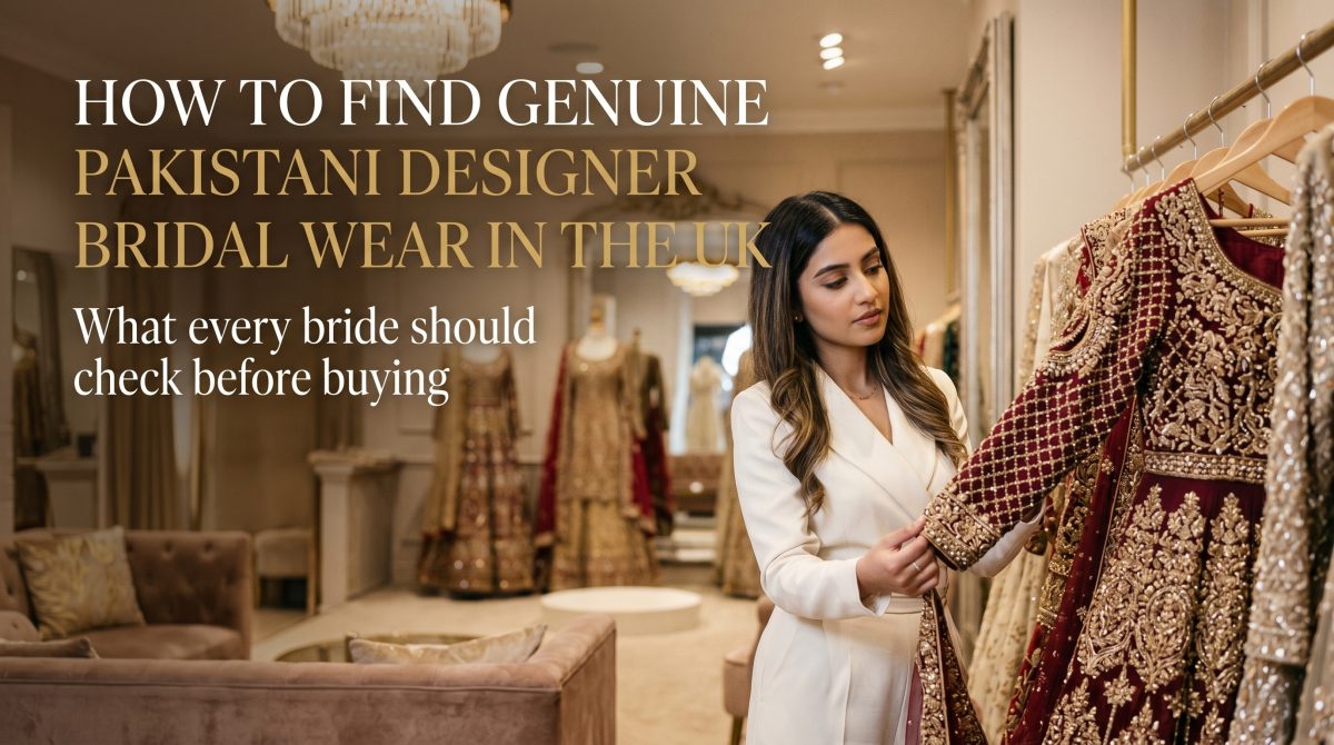 How Do I Find Genuine Pakistani Designer Bridal Wear In The Uk? 5 Luxury Bridal Shopping