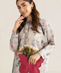 2 Pcs Grey Printed Dobby Lawn Co-Ord Set Mb-Cs26144Gp 11 Mb Cs26144 Greyc Imanistudio.com