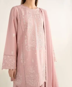 2 Pcs Pink Arabic Lawn Co-Ord Set Mb-Cs26231Pk 9 Mb Cs26231Pinkd Imanistudio.com