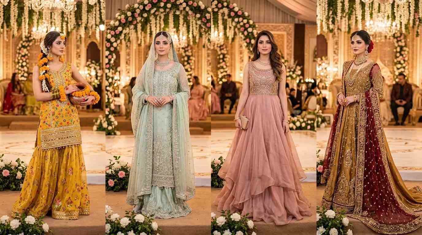 Pakistani Organza Dresses: How To Choose By Fabric, Fit And Occasion 3 Organza Dresses For All Events