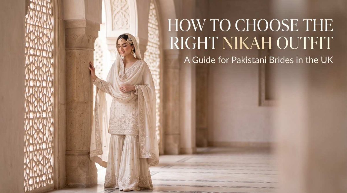 How To Choose The Right Nikah Outfit As A Pakistani Bride In The Uk (2026 Guide) 6 Premium Bridal Wear