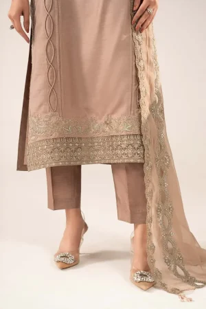 Luxury Formal Embroidered Raw Silk Milky Coffee Suit Mbsf-Ef2626Cf 13 Sf Ef2626Coffeed Imanistudio.com