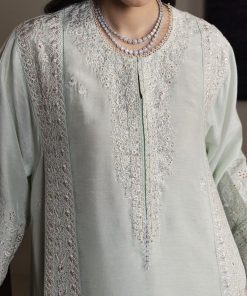 3Pcs Zara Shahjahan Tranquil Aqua, Medium Raw Silk Noora Suit Zszr-F0648Ta 9 Aqua3 Imanistudio.com