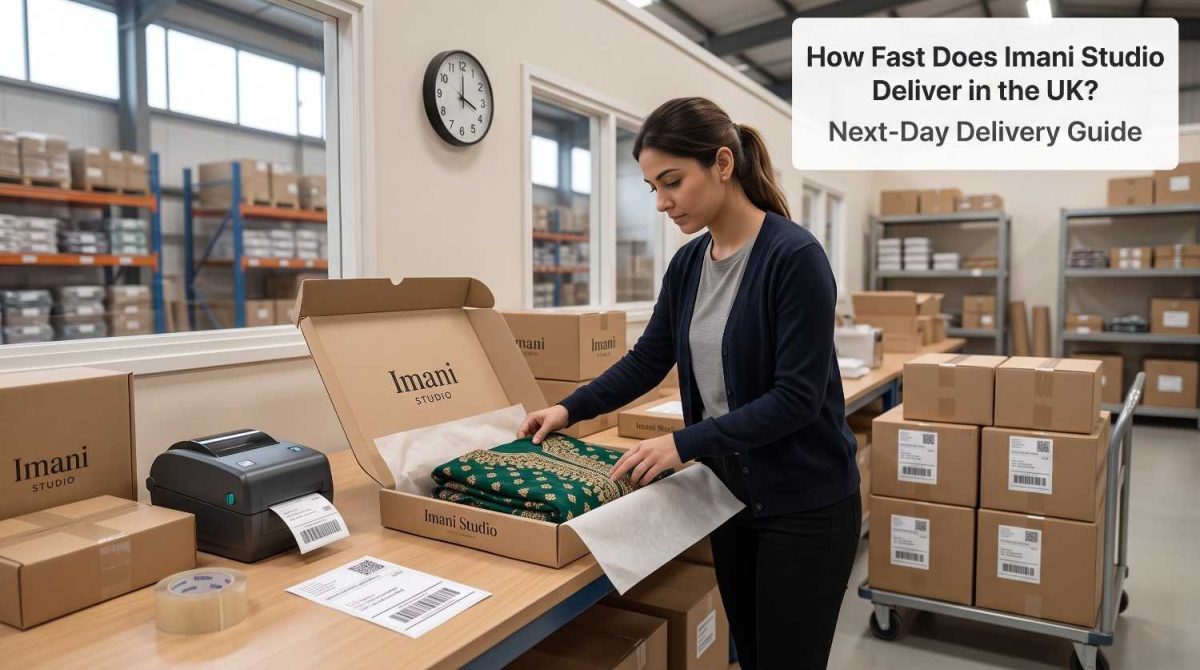 How Quickly Does Imani Studio Deliver To Uk Addresses? Is It Fast Enough For Your Event? 3 Imani Studio Deliver