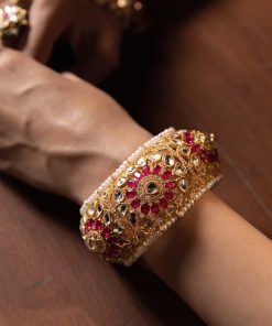 Pink Chathambangle/Karra Fashion Jewellery Imjbn-W1104Pc 4 Jbn W2404Pinkchatham Imanistudio.com