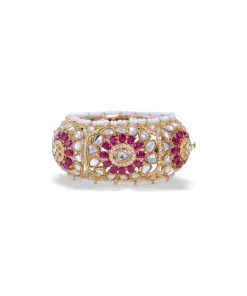 Pink Chatham Bangle/Karra Fashion Jewellery IMJBN-W1104PC