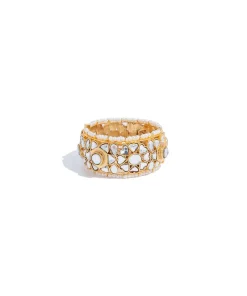 Gold/Pearl Bangle/Karra Fashion Jewellery IMJBN-W1110R1GP
