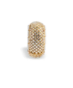 Gold/White Bangle/Karra Fashion Jewellery Imjbn-W1111Rgp 6 Jbn011 Gold Imanistudio.com
