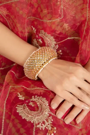Gold/White Bracelet/Karra Fashion Jewellery Imjbn-W1111Rgp 7 Jbn011 Golda Imanistudio.com