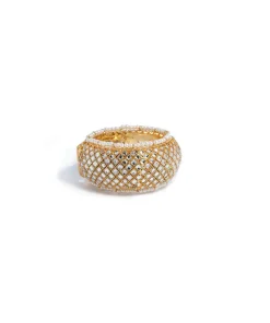 Gold/White Bangle/Karra Fashion Jewellery IMJBN-W1111RGP