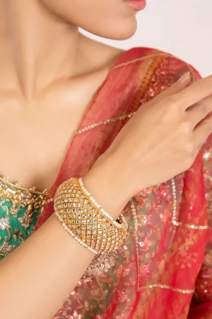 Gold/White Bracelet/Karra Fashion Jewellery Imjbn-W1111Rgp 8 Jbn11 Goldb Imanistudio.com