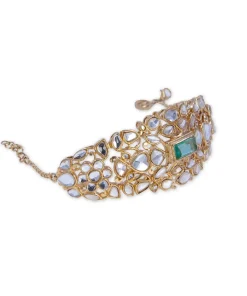 Teal Blue Stone Bracelet Fashion Jewellery IMJBN-W1109TB