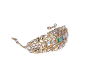 Teal Blue Stone Bracelet Fashion Jewellery Imjbn-W1109Tb