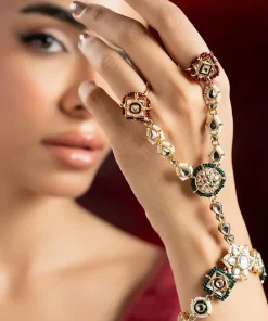Multi- Colour Meher Bracelet Fashion Jewellery IMJBN-W1501RMC
