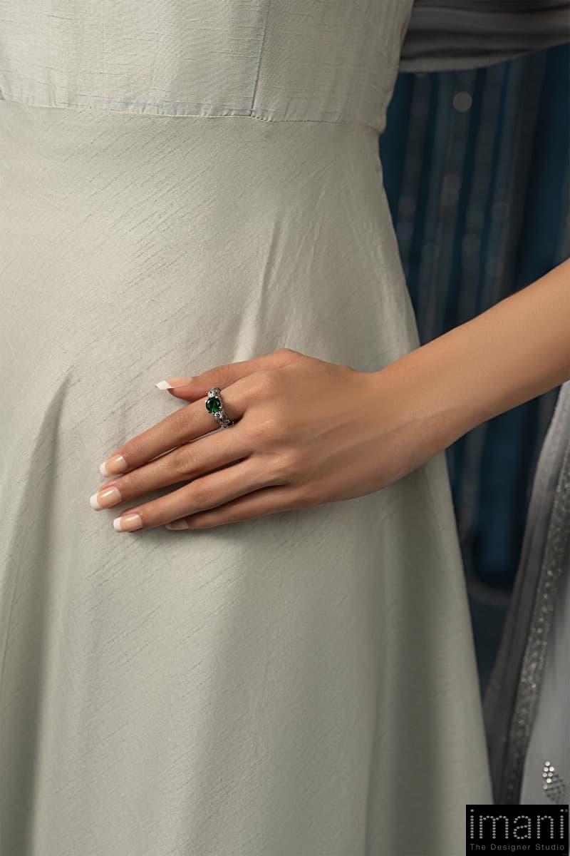 Emerald Green Ring Fashion Jewellery Imjrg-Ef1603Eg 4 Emerald Green Ring Fashion Jewellery Imjrg-Ef1603Eg - Image 4