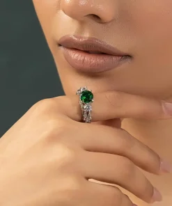 Emerald Green Ring Fashion Jewellery Imjrg-Ef1603Eg 8 Jrg Ef2603Emeraldgreenb Imanistudio.com