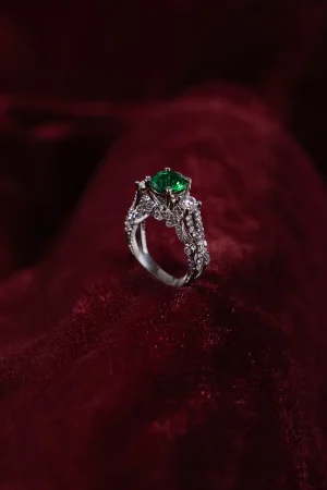 Emerald Green Ring Fashion Jewellery Imjrg-Ef1603Eg 7 Jrg Ef2603Emeraldgreend Imanistudio.com