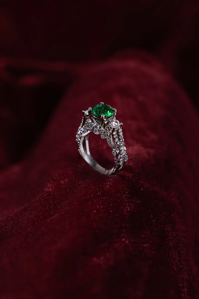 Emerald Green Ring Fashion Jewellery Imjrg-Ef1603Eg 2 Emerald Green Ring Fashion Jewellery Imjrg-Ef1603Eg - Image 2