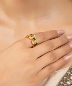 Green Onyx Baran Ring Fashion Jewellery Imjrg-Ef1610Go 8 Jrg Ef2610Greenonyxd Imanistudio.com