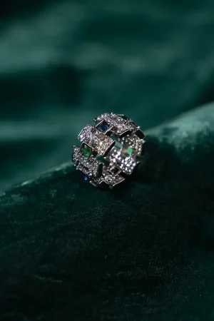 Multi Colour Baran Ring Fashion Jewellery Imjrg-Ef1610Mc 9 Jrg Ef2610Multicolorc Imanistudio.com