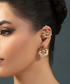 Multi Colour Negar Studs/Earrings Fashion Jewellery Imjsd-Ef1606Mc 6 Jsd Ef2606 Multicolor Imanistudio.com