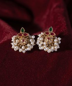 Multi Colour Negar Studs/Earrings Fashion Jewellery IMJSD-EF1606MC