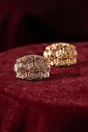 Gold Monireh Studs/Earrings Fashion Jewellery Imjsd-Ef1611Gm 12 Jsd Ef2611Golde Imanistudio.com