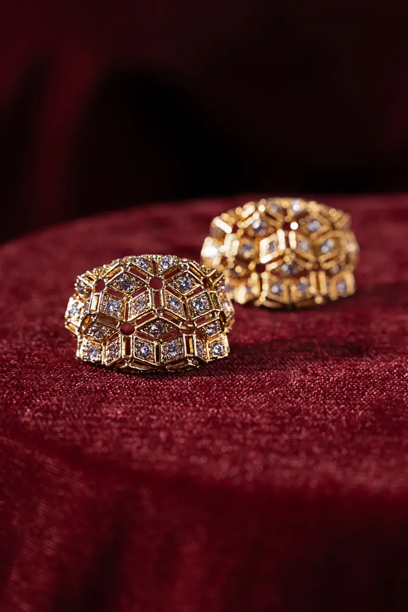 Gold Monireh Studs/Earrings Fashion Jewellery Imjsd-Ef1611Gm 6 Gold Monireh Studs/Earrings Fashion Jewellery Imjsd-Ef1611Gm - Image 6