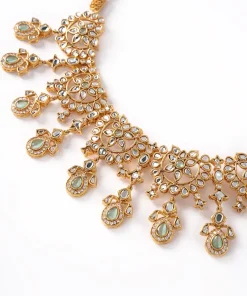 4 Pcs Mint Green Wedding Set Fashion Jewellery Imjst-Br1502Mg 12 Jst Br2502Mintgreene Imanistudio.com
