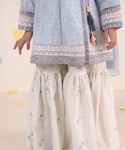 Maria.b Kids Wear Sky Blue Printed &Amp; Embroidered Lawn Suit Mbkd-Ea1111Sb 11 Mkd Ea2611 Skyd Imanistudio.com