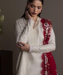 3Pcs Zara Shahjahan Ivory White Raw Silk Mehrunisa Suit Zszr-F0630Wi 10 Off White2 Imanistudio.com