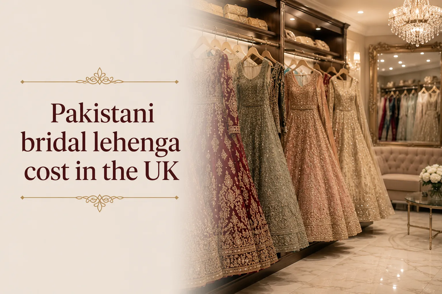 How To Buy An Authentic Pakistani Bridal Lehenga Without Overpaying 2 Pakistani Bridal Lehenga Price Comparison From Affordable Bridal Wear To Luxury Couture In The Uk