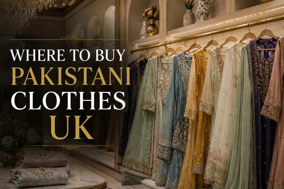 Where To Buy Pakistani Clothes In The Uk: A Buyer'S Guide That Skips The Fakes And The Fees 1 Rail Of Authentic Pakistani Designer Clothes In A Uk Boutique
