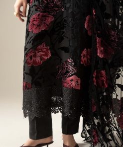 Luxury Formal Black And Pink Embroidered Palachi Suit Mbdw-Aw21608Bp 15 Dw W2608Blackh Imanistudio.com
