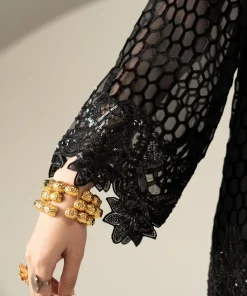 Luxury Pret 3 Pieces Black Embroidered Palachi Suit Mbdw-Aw1687Cf 14 Dw W2687Blackj Imanistudio.com
