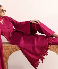 Luxury Formal Hot Pink Embroidered Tassel Silk Suit Mbsf-Aw1615Hp 11 Mst Ef2615Hotpink Imanistudio.com