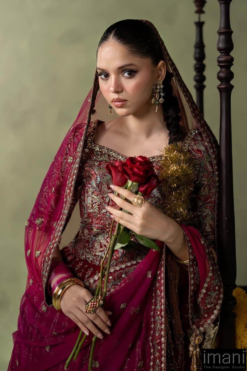Luxury Formal Pink Embroidered Velvet Lehenga Suit Mbsf-Aw602Cp 4 Luxury Formal Pink Embroidered Velvet Lehenga Suit Mbsf-Aw602Cp - Image 4