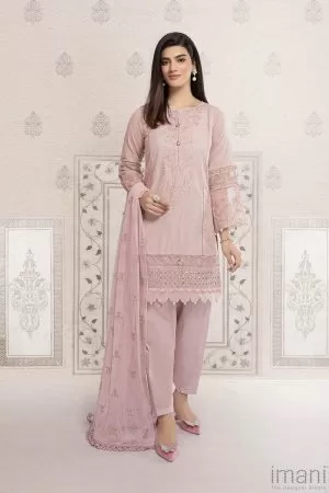 MARIAB CASUAL WEAR SUIT DUSTY PINK MBDW-EF22-05DP