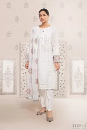 MARIAB CASUAL WEAR SUIT WHITE MBDW-EF22-20W
