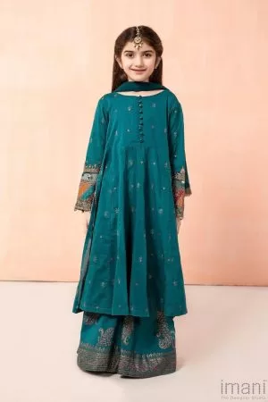 MARIA.B KID'S WEAR TEAL OUTFIT MBMKD-EF22-29T