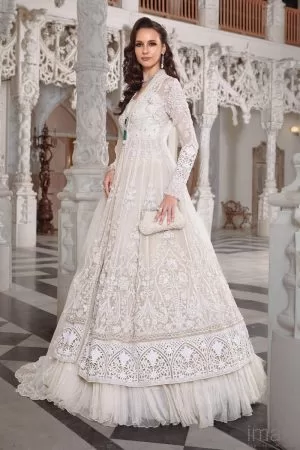 Shop Elegant White Pakistani Wedding Dresses Online in the USA